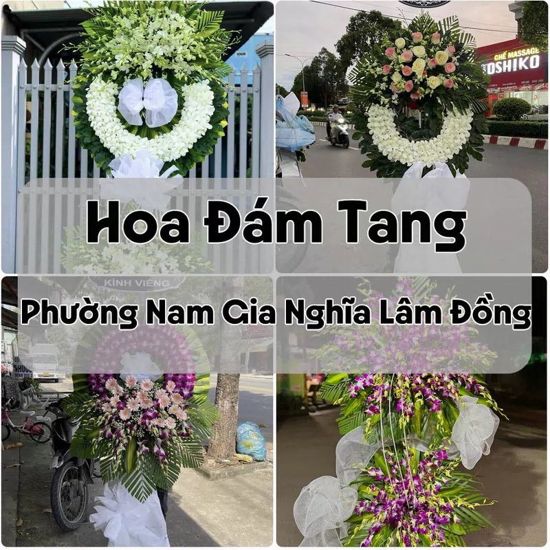 Đặt Hoa Đám Tang Phường Nam Gia Nghĩa Lâm Đồng | Giao Hoa Nhanh