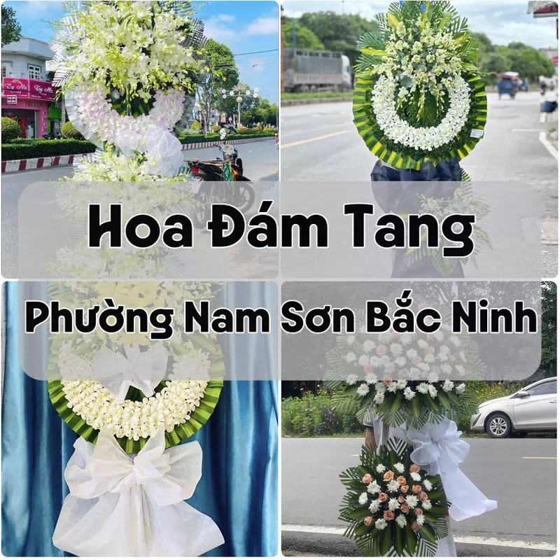 Đặt Hoa Đám Tang Phường Nam Sơn Bắc Ninh | Hoa Chia Buồn