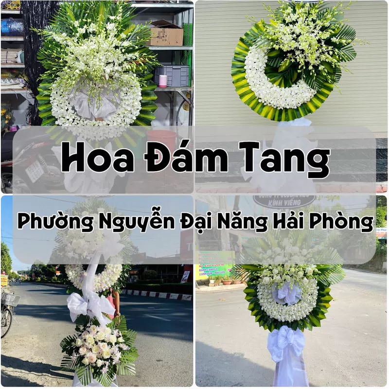 Đặt Hoa Đám Tang Phường Nguyễn Đại Năng Hải Phòng | Hoa Chia Buồn