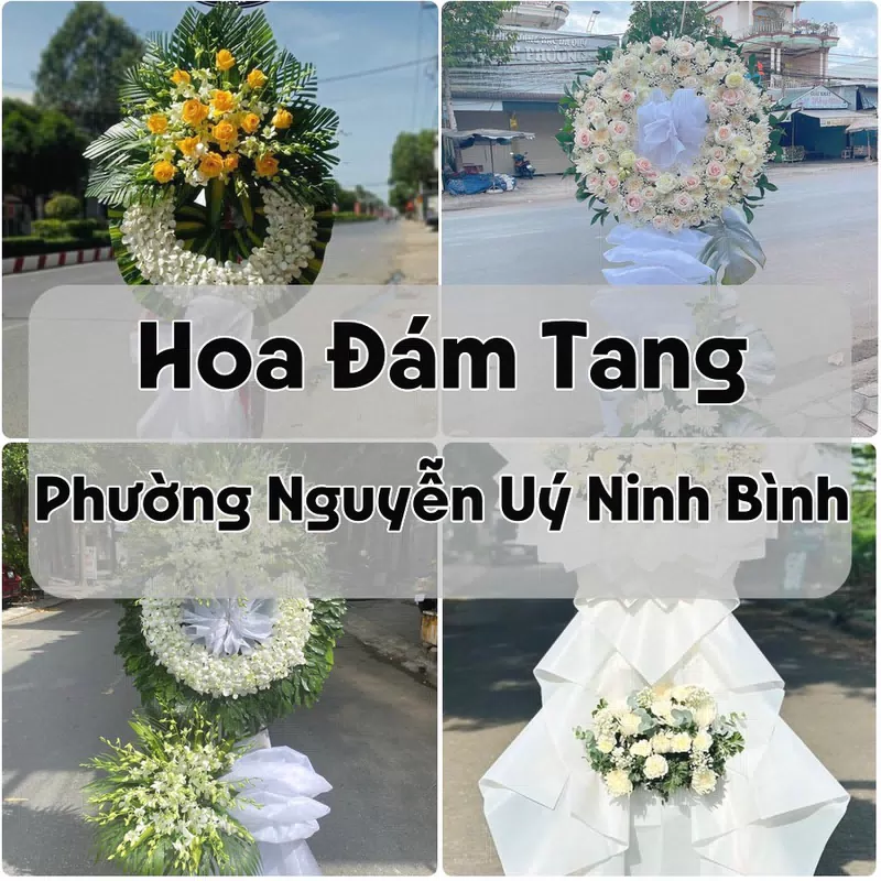 Đặt Hoa Đám Tang Phường Nguyễn Uý Ninh Bình | Giao Tận Nơi
