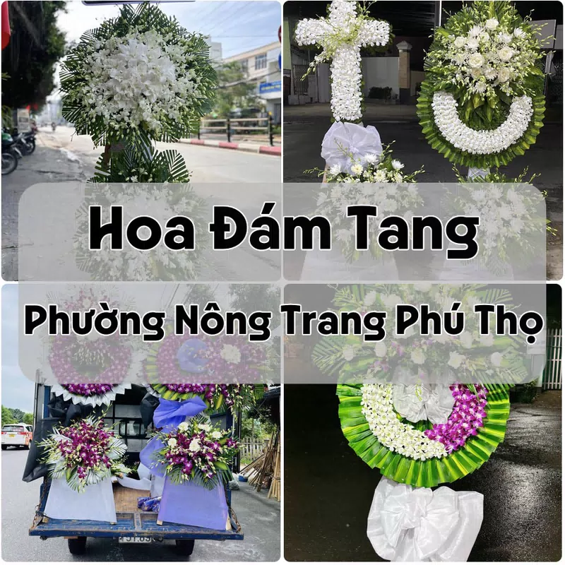 Đặt Hoa Đám Tang Phường Nông Trang Phú Thọ | Hoa Tang Lễ