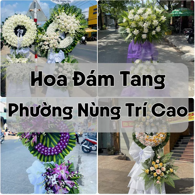 Đặt Hoa Đám Tang Phường Nùng Trí Cao | Hoa Chia Buồn