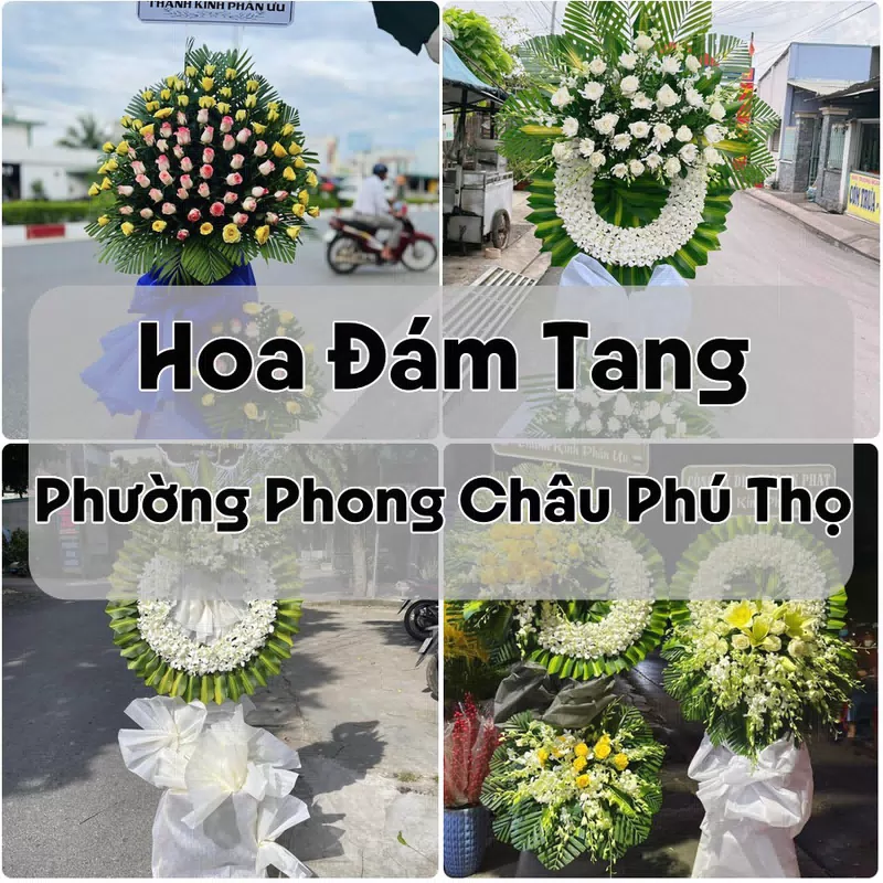 Đặt Hoa Đám Tang Phường Phong Châu Phú Thọ | Đặt Hoa Viếng