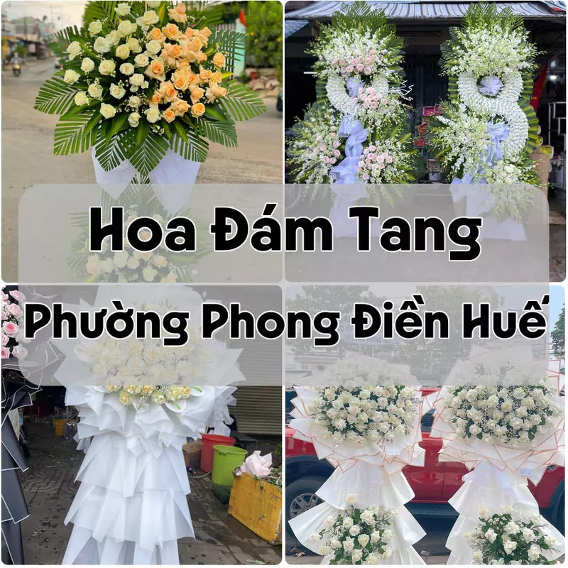 Đặt Hoa Đám Tang Phường Phong Điền Huế | Giao Hoa Nhanh