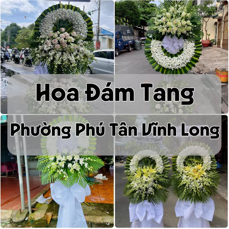 Đặt Hoa Đám Tang Phường Phú Tân Vĩnh Long | Hoa Chia Buồn