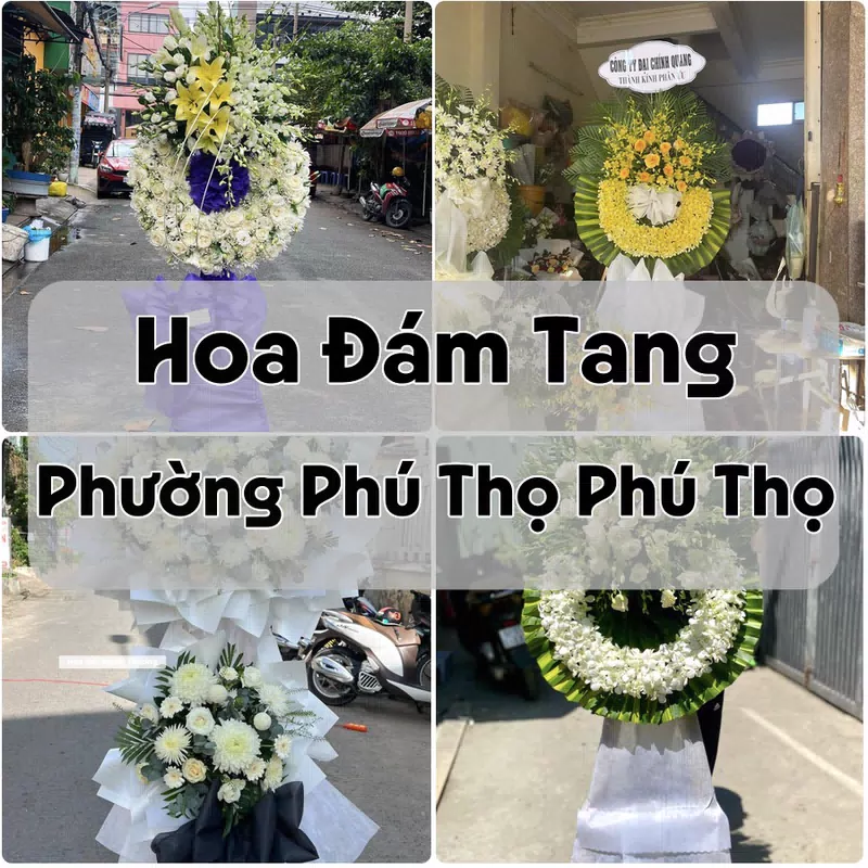 Đặt Hoa Đám Tang Phường Phú Thọ Phú Thọ | Đặt Hoa Nhanh