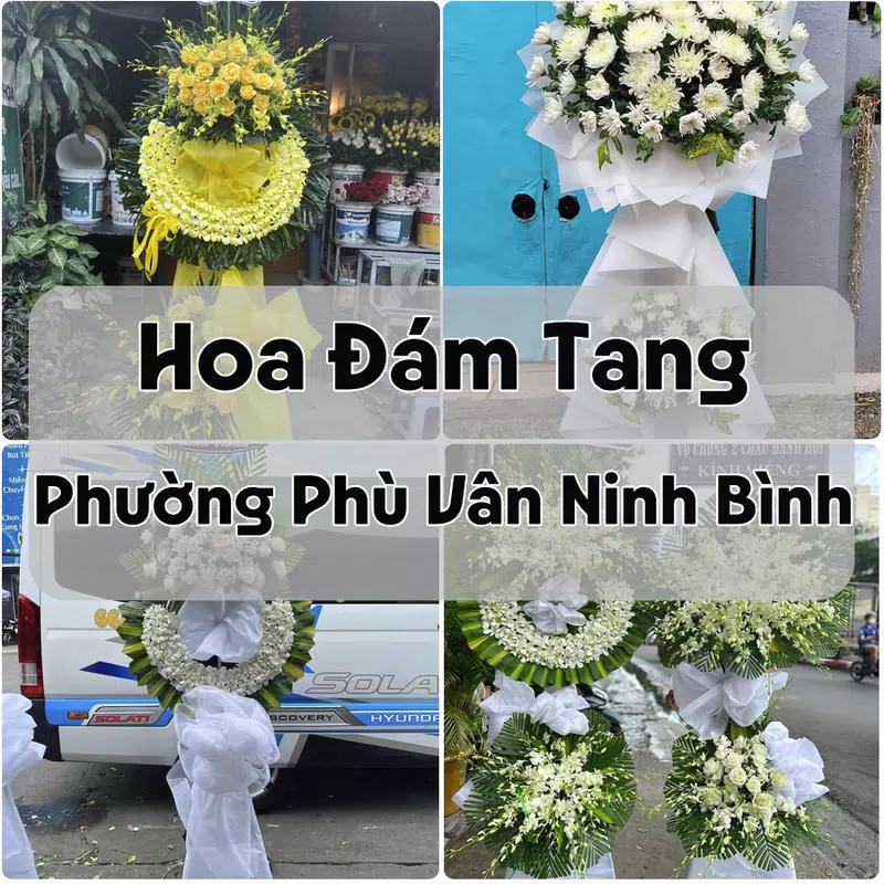 Đặt Hoa Đám Tang Phường Phù Vân Ninh Bình | Hoa Chia Buồn