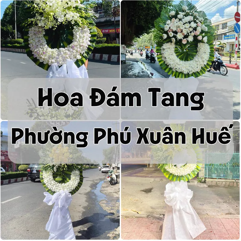Đặt Hoa Đám Tang Phường Phú Xuân Huế | Hoa Tang Lễ