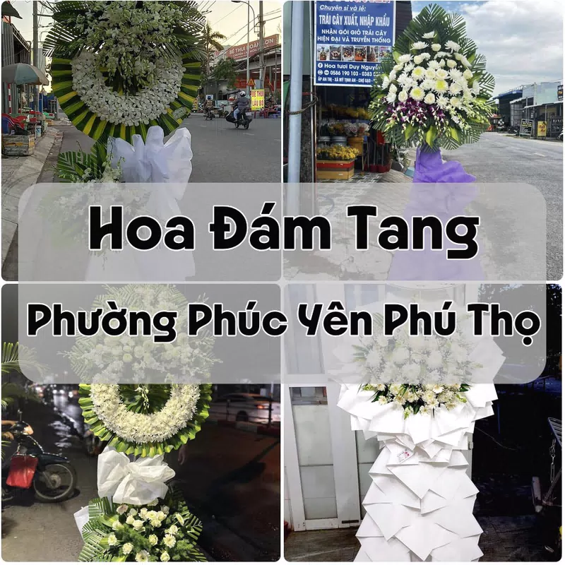 Đặt Hoa Đám Tang Phường Phúc Yên Phú Thọ | Đặt Hoa Viếng