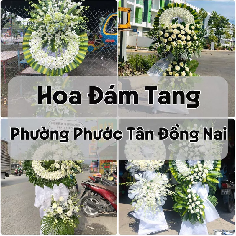 Đặt Hoa Đám Tang Phường Phước Tân Đồng Nai | Đặt Hoa Nhanh