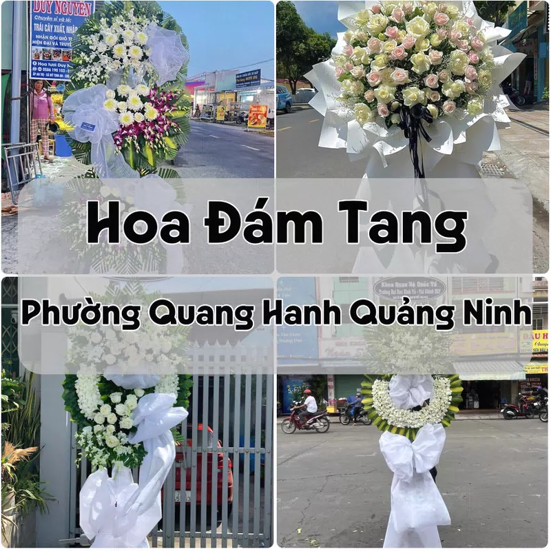 Đặt Hoa Đám Tang Phường Quang Hanh Quảng Ninh | Đặt Hoa Nhanh