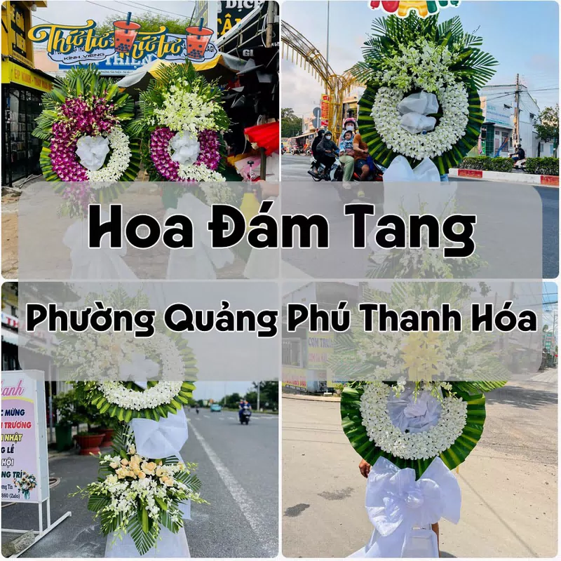 Đặt Hoa Đám Tang Phường Quảng Phú Thanh Hóa | Giao Tận Nơi