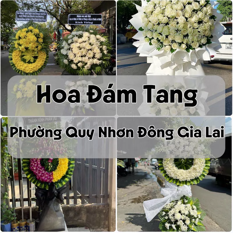 Đặt Hoa Đám Tang Phường Quy Nhơn Đông Gia Lai | Đặt Hoa Nhanh