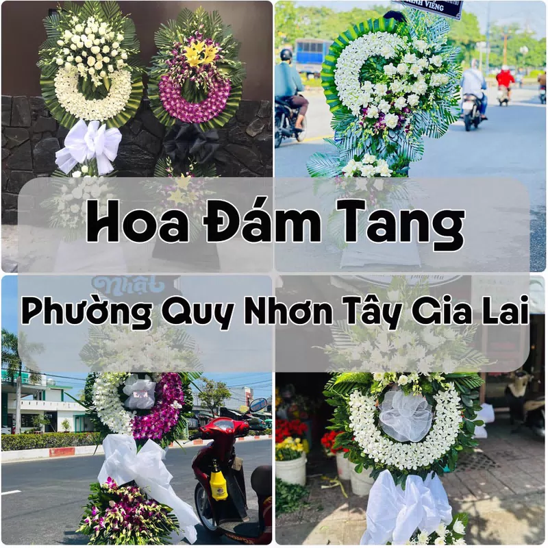Đặt Hoa Đám Tang Phường Quy Nhơn Tây Gia Lai | Hoa Tang Lễ