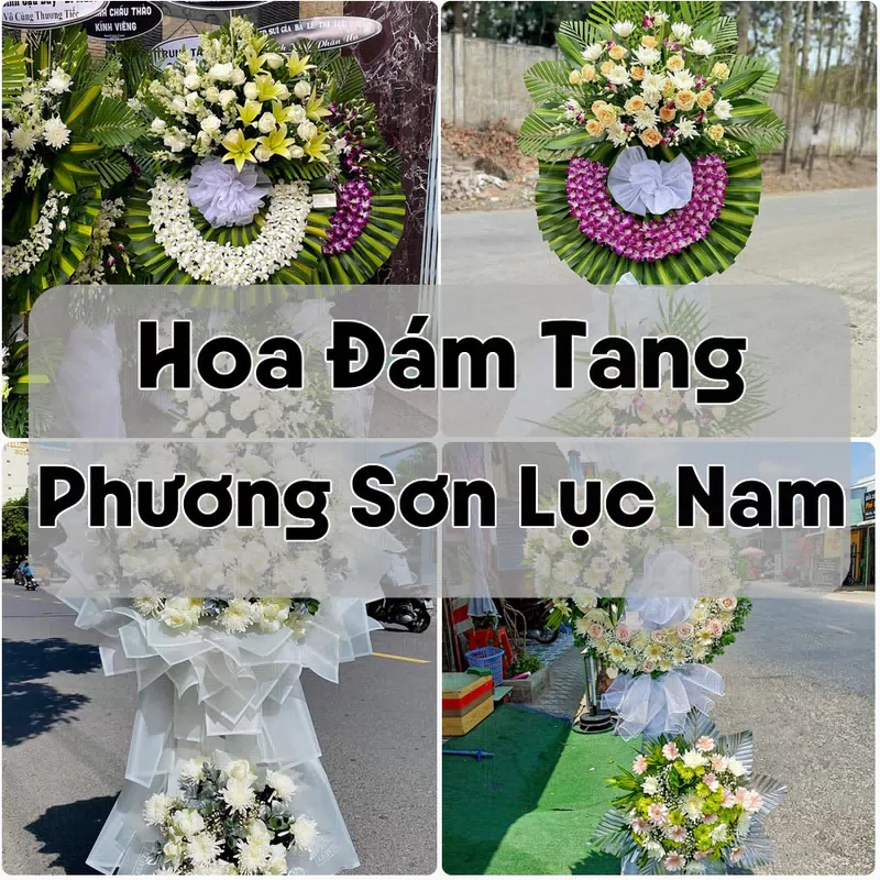 Đặt Hoa Đám Tang Phương Sơn Lục Nam | Giao Hoa Nhanh