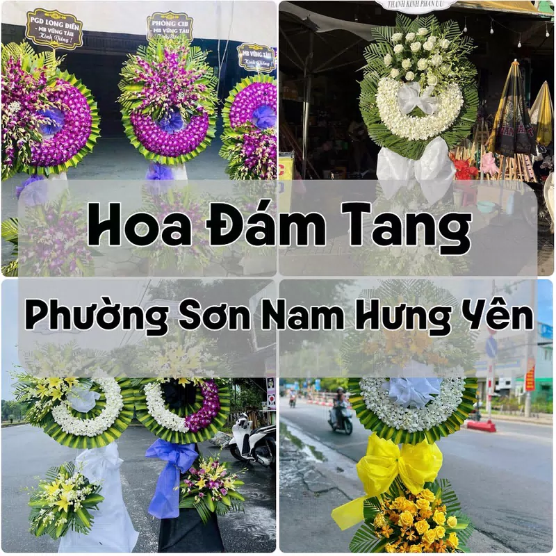 Đặt Hoa Đám Tang Phường Sơn Nam Hưng Yên | Giao Tận Nơi