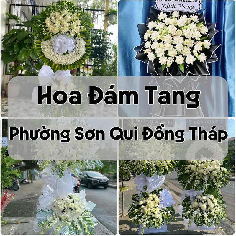 Đặt Hoa Đám Tang Phường Sơn Qui Đồng Tháp | Giao Tận Nơi