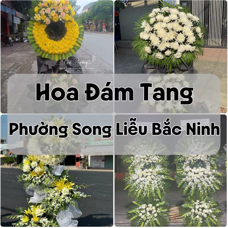 Đặt Hoa Đám Tang Phường Song Liễu Bắc Ninh | Hoa Chia Buồn