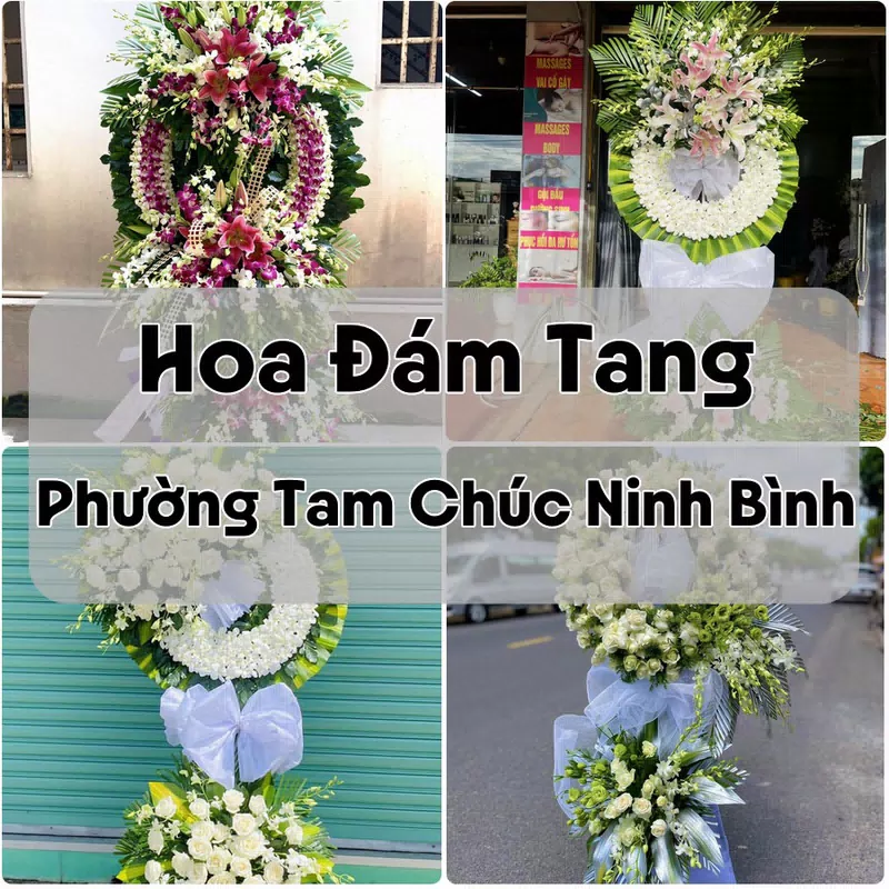 Đặt Hoa Đám Tang Phường Tam Chúc Ninh Bình | Hoa Chia Buồn