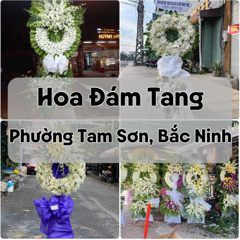 Đặt Hoa Đám Tang Phường Tam Sơn, Bắc Ninh | Hoa Tang Lễ