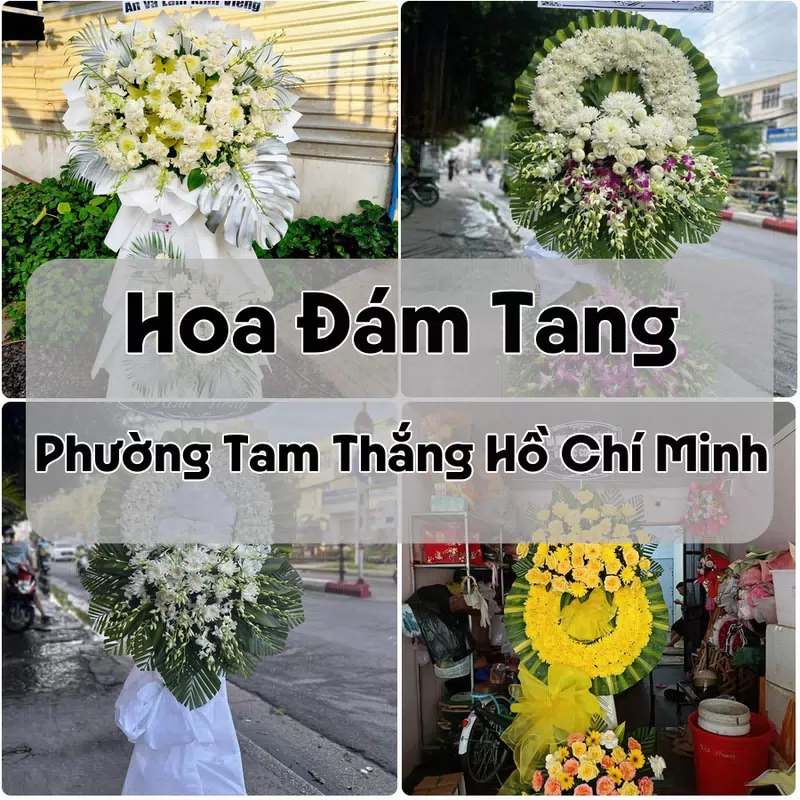 Đặt Hoa Đám Tang Phường Tam Thắng Hồ Chí Minh | Giao Tận Nơi