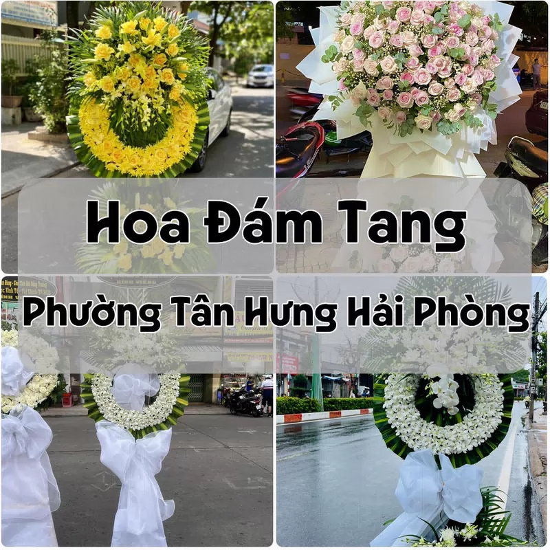 Đặt Hoa Đám Tang Phường Tân Hưng Hải Phòng | Hoa Tang Lễ