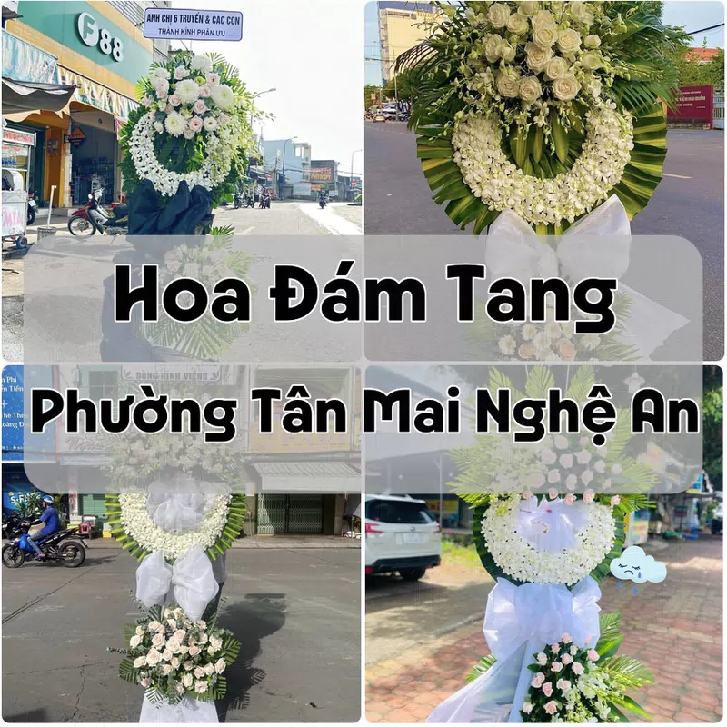 Đặt Hoa Đám Tang Phường Tân Mai Nghệ An | Hoa Chia Buồn