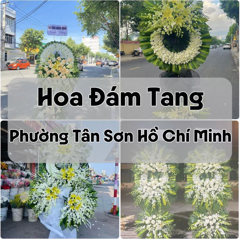 Đặt Hoa Đám Tang Phường Tân Sơn Hồ Chí Minh | Hoa Tang Lễ