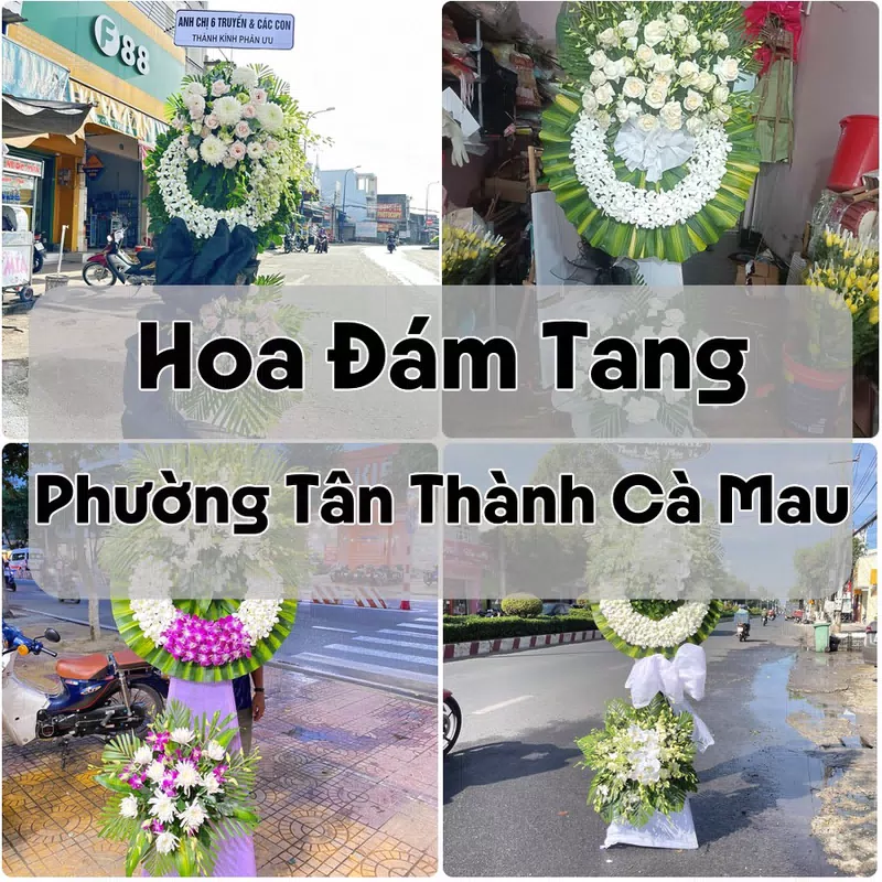 Đặt Hoa Đám Tang Phường Tân Thành Cà Mau | Giao Hoa Nhanh