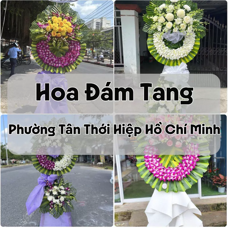 Đặt Hoa Đám Tang Phường Tân Thới Hiệp Hồ Chí Minh | Hoa Chia Buồn