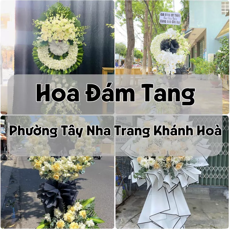 Đặt Hoa Đám Tang Phường Tây Nha Trang Khánh Hoà | Hoa Chia Buồn