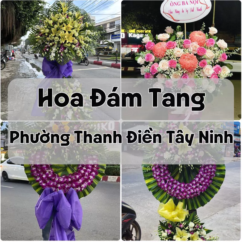 Đặt Hoa Đám Tang Phường Thanh Điền Tây Ninh | Đặt Hoa Viếng