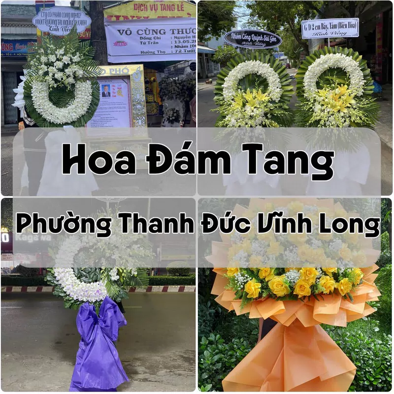 Đặt Hoa Đám Tang Phường Thanh Đức Vĩnh Long | Giao Hoa Nhanh
