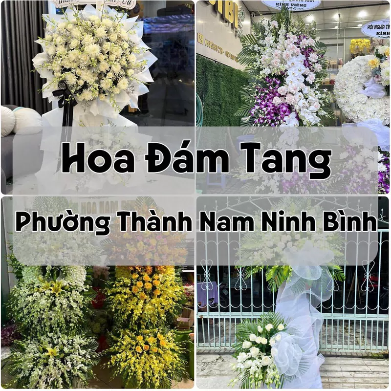 Đặt Hoa Đám Tang Phường Thành Nam Ninh Bình | Hoa Tang Lễ