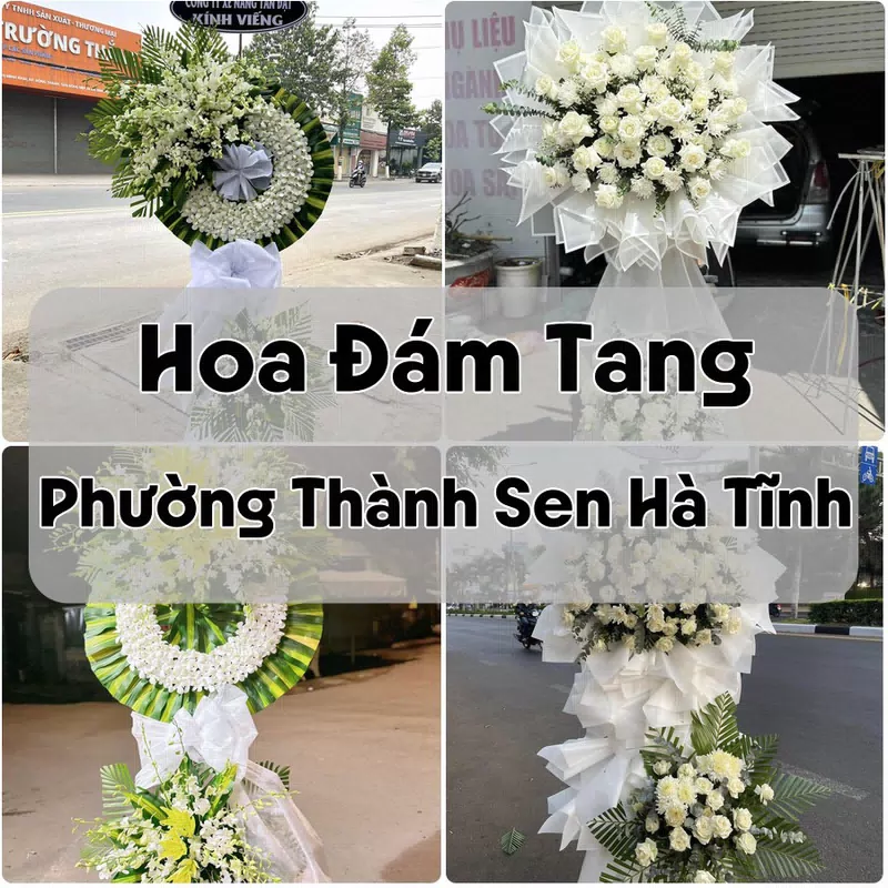 Đặt Hoa Đám Tang Phường Thành Sen Hà Tĩnh | Đặt Hoa Nhanh