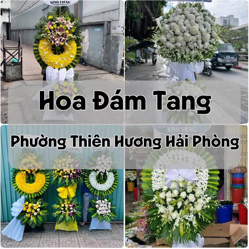 Đặt Hoa Đám Tang Phường Thiên Hương Hải Phòng | Đặt Hoa Nhanh