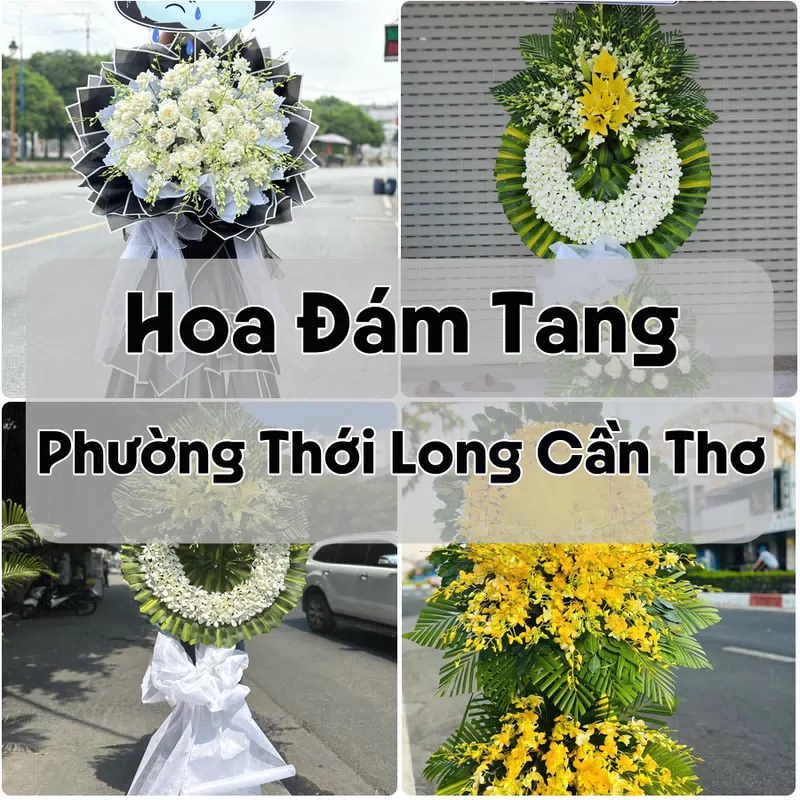 Đặt Hoa Đám Tang Phường Thới Long Cần Thơ | Đặt Hoa Viếng