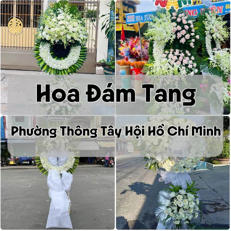 Đặt Hoa Đám Tang Phường Thông Tây Hội Hồ Chí Minh | Hoa Chia Buồn