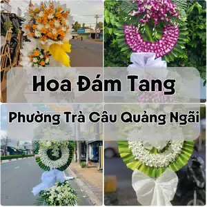 Đặt Hoa Đám Tang Phường Trà Câu Quảng Ngãi | Giao Tận Nơi
