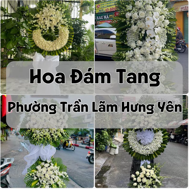 Đặt Hoa Đám Tang Phường Trần Lãm Hưng Yên | Hoa Tang Lễ