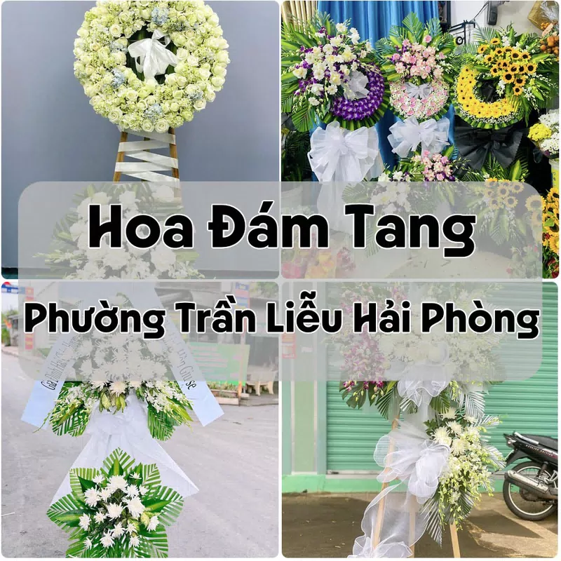 Đặt Hoa Đám Tang Phường Trần Liễu Hải Phòng | Hoa Tang Lễ