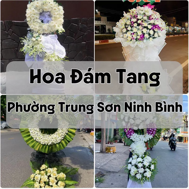 Đặt Hoa Đám Tang Phường Trung Sơn Ninh Bình | Hoa Tang Lễ