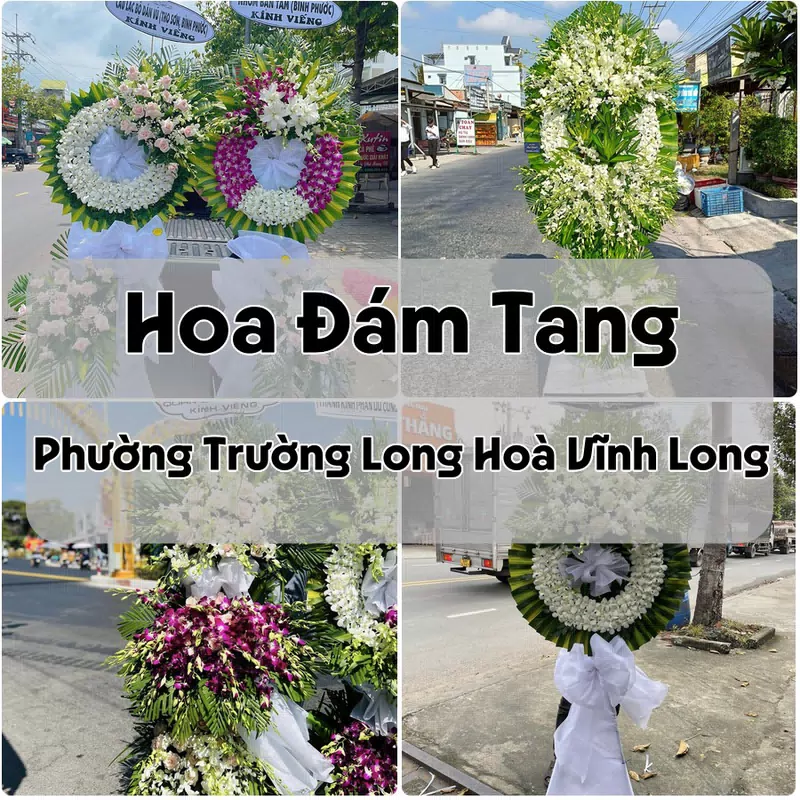Đặt Hoa Đám Tang Phường Trường Long Hoà Vĩnh Long | Đặt Hoa Nhanh