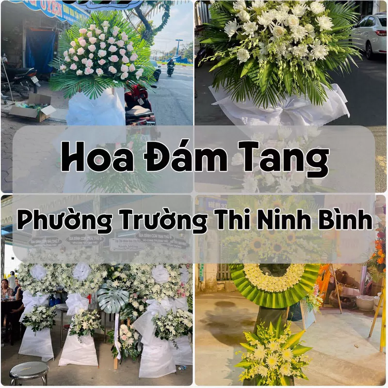 Đặt Hoa Đám Tang Phường Trường Thi Ninh Bình | Giao Tận Nơi