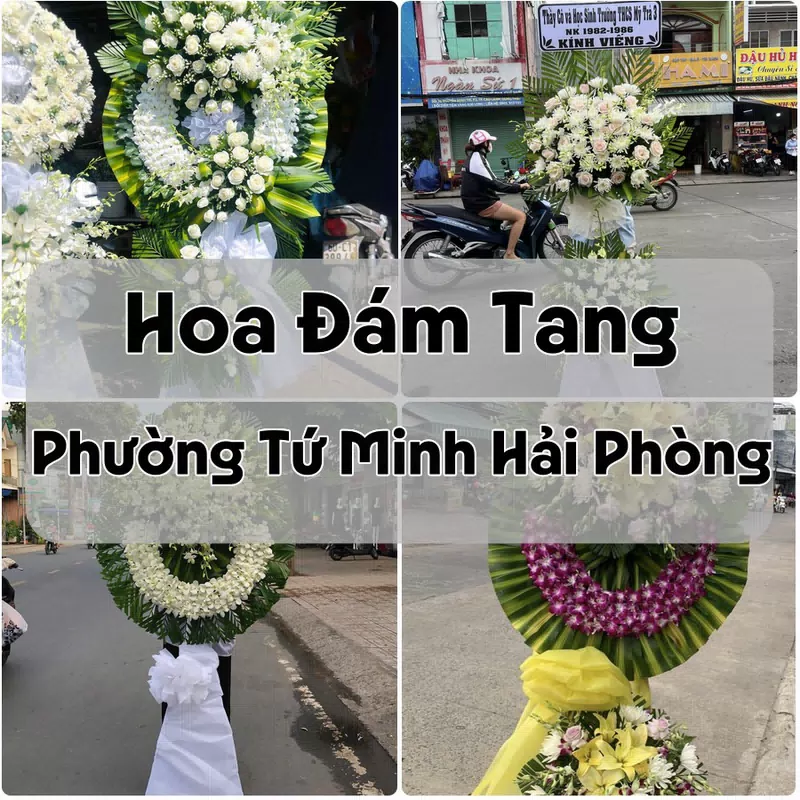 Đặt Hoa Đám Tang Phường Tứ Minh Hải Phòng | Giao Tận Nơi