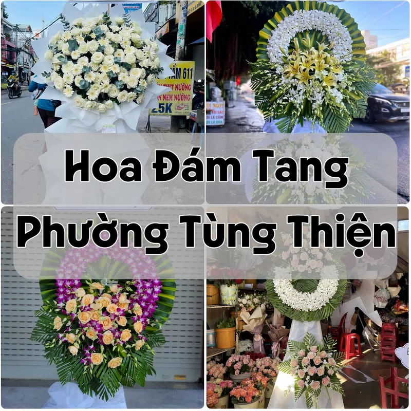 Đặt Hoa Đám Tang Phường Tùng Thiện | Đặt Hoa Viếng