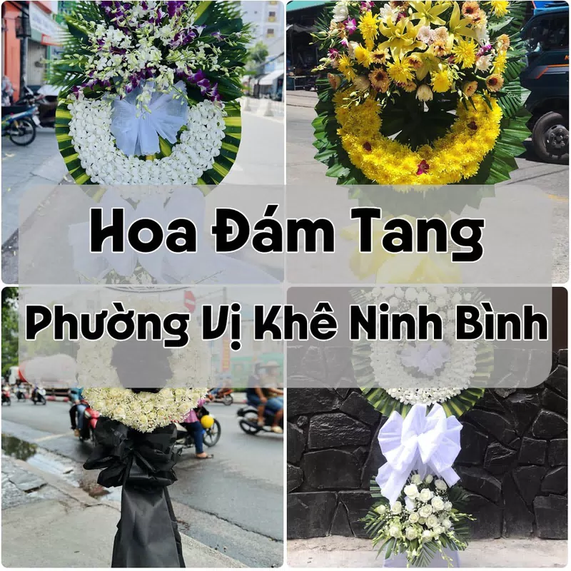 Đặt Hoa Đám Tang Phường Vị Khê Ninh Bình | Giao Hoa Nhanh