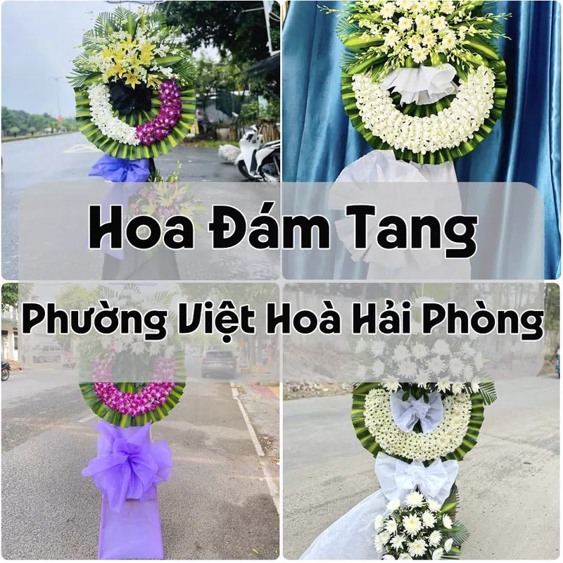 Đặt Hoa Đám Tang Phường Việt Hoà Hải Phòng | Đặt Hoa Viếng