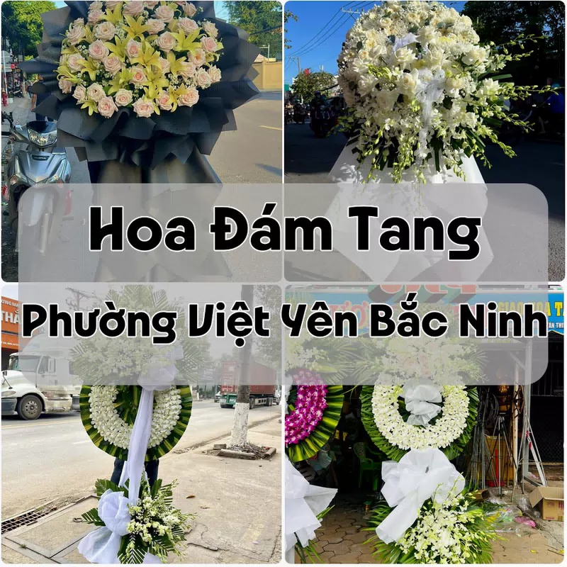 Đặt Hoa Đám Tang Phường Việt Yên Bắc Ninh | Hoa Tang Lễ
