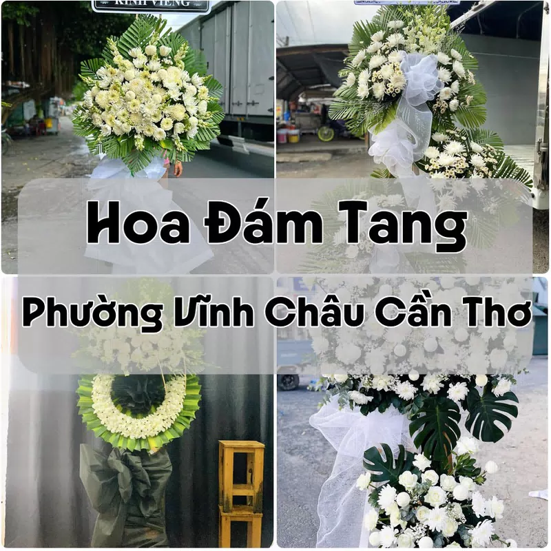 Đặt Hoa Đám Tang Phường Vĩnh Châu Cần Thơ | Đặt Hoa Nhanh